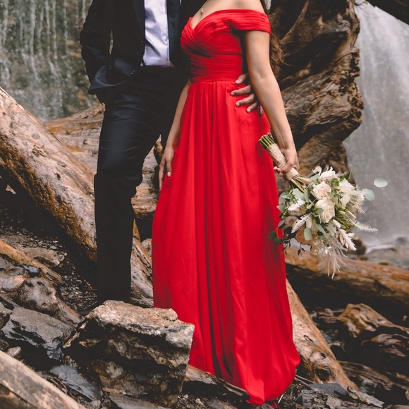 Red dress size 4 - Picture 3 of 3